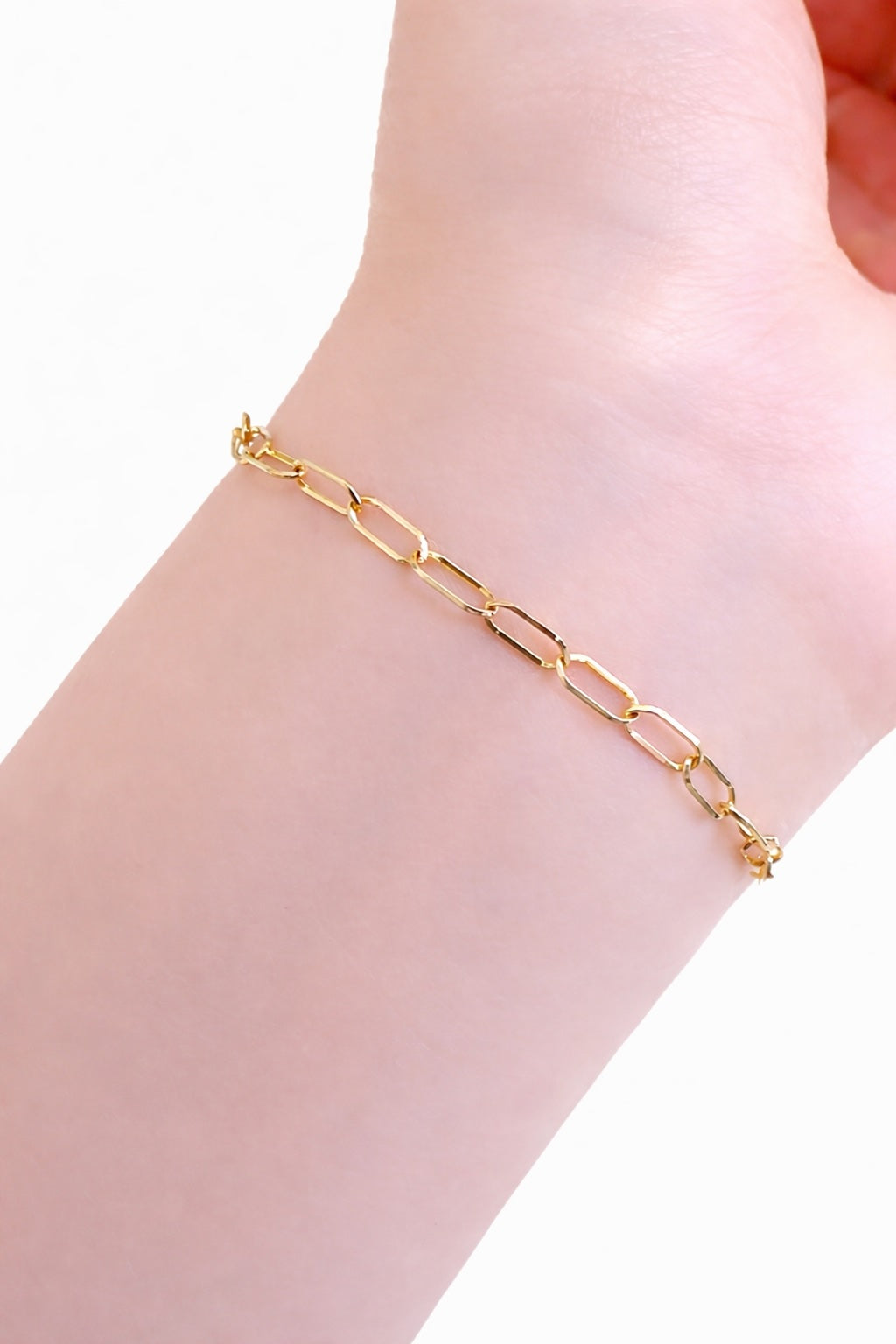 K18YG 喜平ネックレス ペーパークリップブレスレット 18K 2連 ミックスチェーン