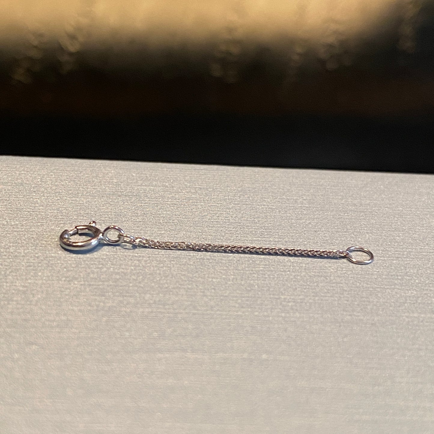 K18YG WG PG 引き輪 ヒキワ パーツ 18K YG K18 チェーンパーツ アジャスター 延長チェーン イエローゴールド ミニロープチェーン