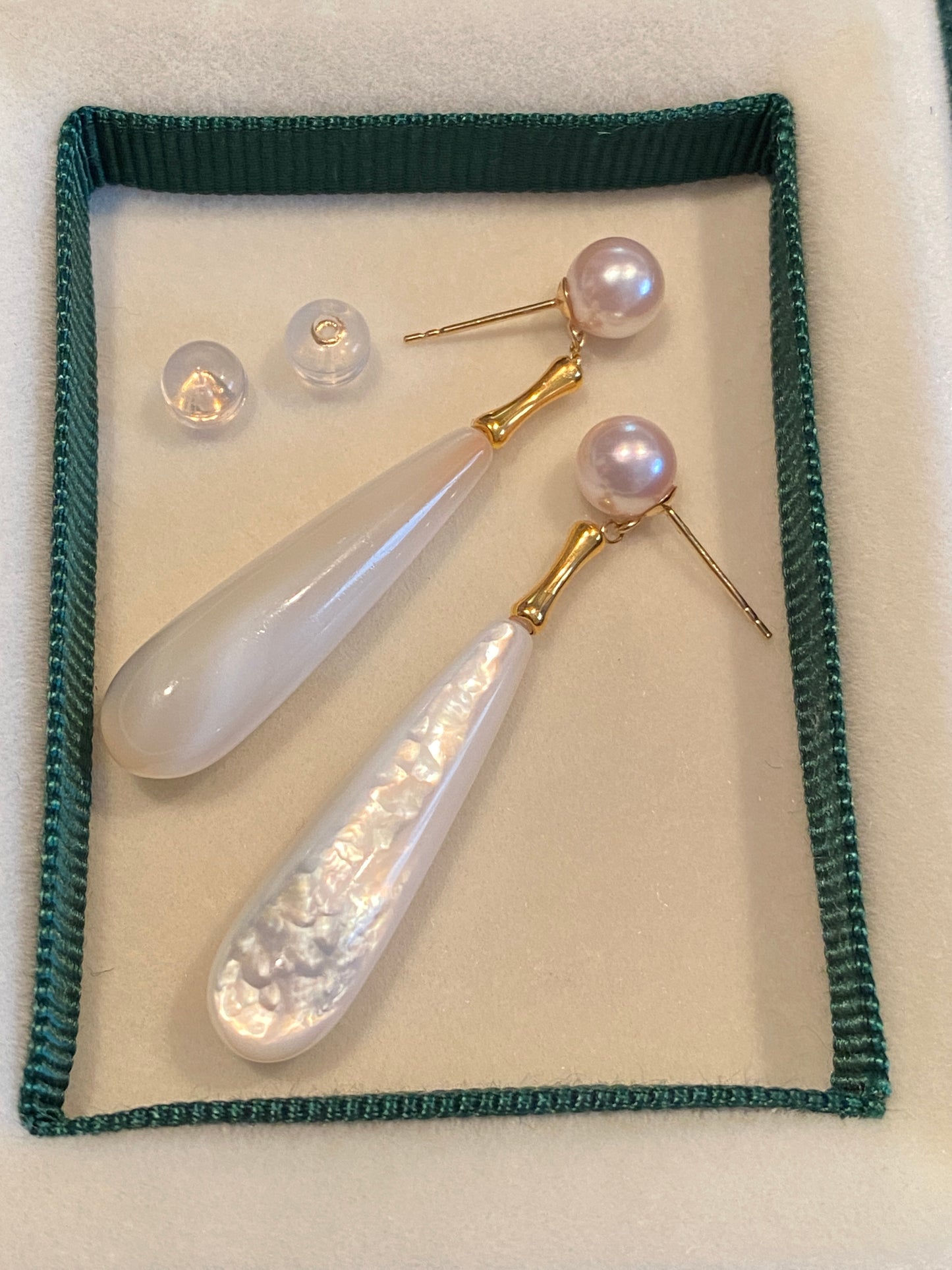 K18YG あこや真珠 ピアス ドロップピアス 18K アコヤ真珠 あこや パール 真珠 ティアドロップ 大ぶり 大きめ 雫 揺れる