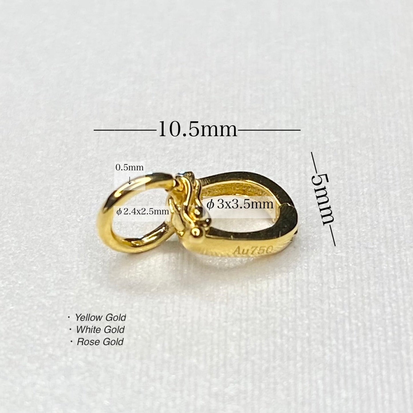 K18PG YG WG バチカン ジュエリーパーツ 18金 チャーム 繋ぎ ネックレスパーツ ペンダントパーツ アクセサリーパーツ チェーンパーツ 18K マルチバチカン - Jewelry Hills Tokyo