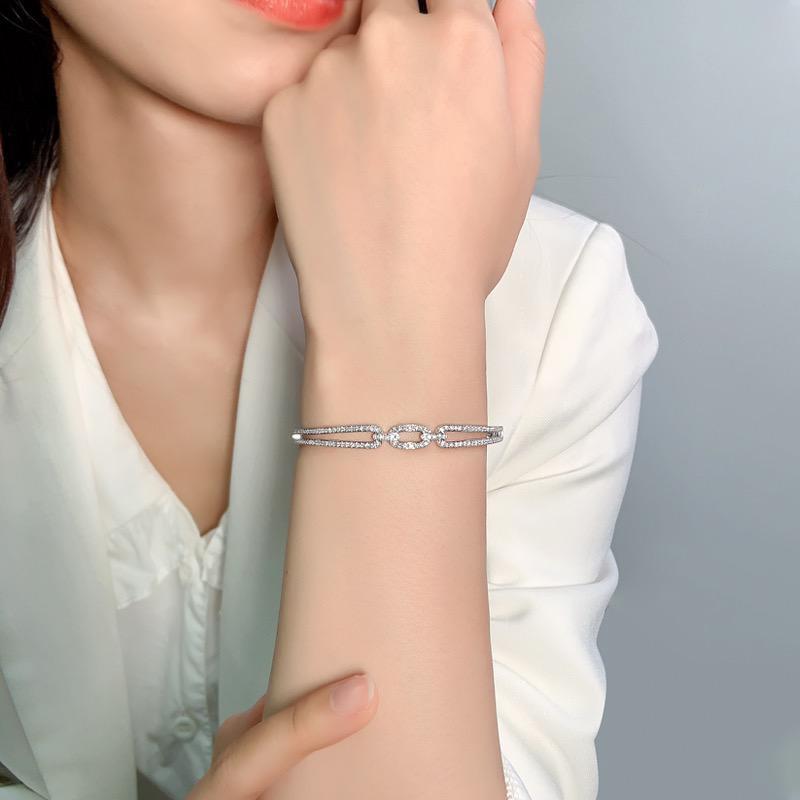K18WG ホワイトゴールド YG PG バングル ダイヤモンド ダイヤ シンプル メンズ レディース ユニセックス 18K カスタムジュエリー オーダージュエリー オーダーメイドジュエリー - Jewelry Hills Tokyo