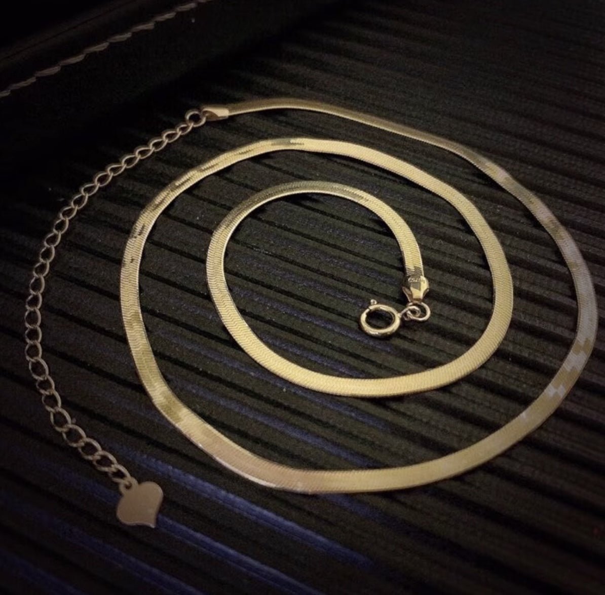 K18YG イエローゴールド 18金 ネックレス チェーンネックレス スネークチェーン スネークネックレス 18K ネックレスチェーン 35+7cm 2.6mm - Jewelry Hills Tokyo