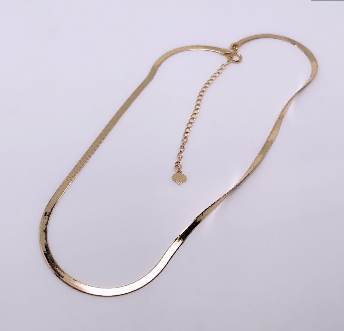 K18YG イエローゴールド 18金 ネックレス チェーンネックレス スネークチェーン スネークネックレス 18K ネックレスチェーン 35+7cm 2.6mm - Jewelry Hills Tokyo