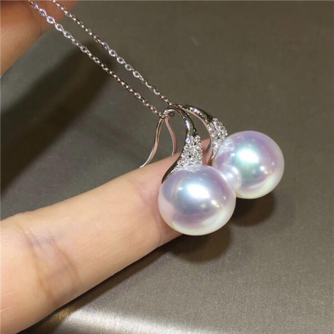 K18YG イエローゴールド 天女 あこや真珠 アコヤ 18金 ピアス フックピアス 真珠 パール 18K - Jewelry Hills Tokyo