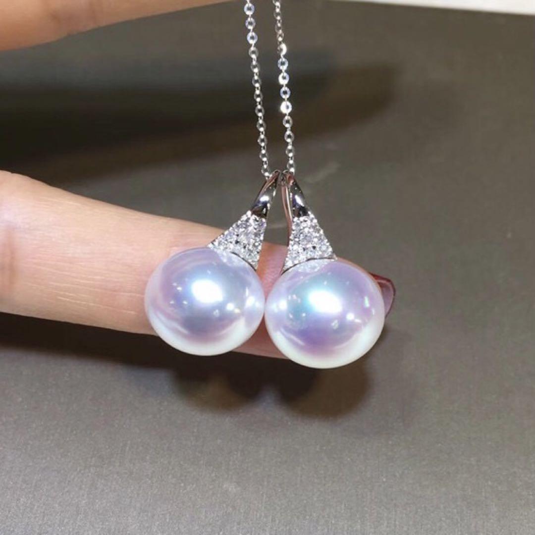 K18YG イエローゴールド 天女 あこや真珠 アコヤ 18金 ピアス フックピアス 真珠 パール 18K - Jewelry Hills Tokyo