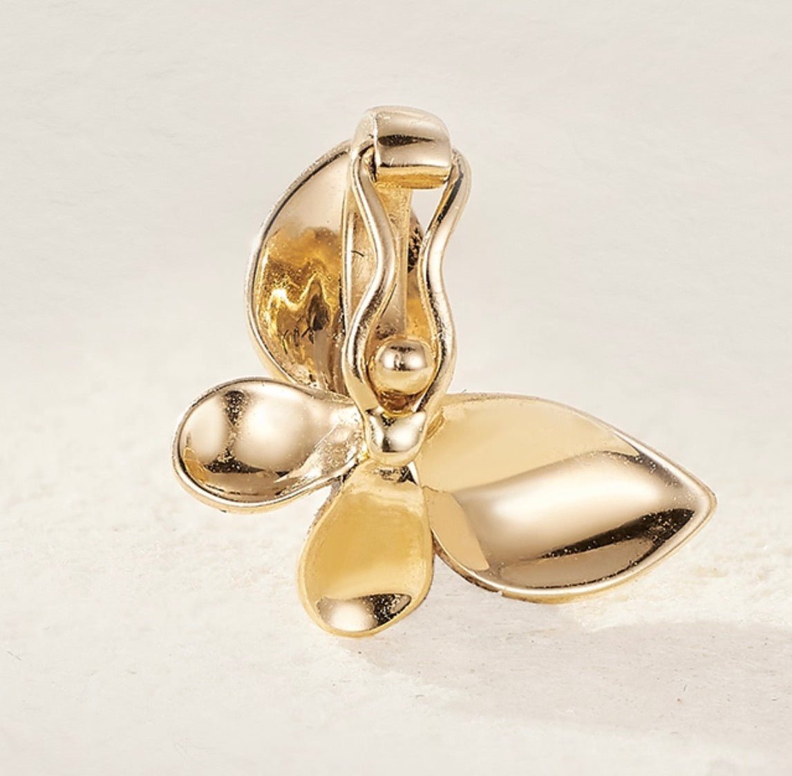 K18YG 蝶々 チャーム ジュエリーパーツ パーツ 18金 18K ペンダント ペンダントトップ ネックレスチャーム YG イエローゴールド ちょうちょ ダイヤモンド サファイア ルビー ツァボライト - Jewelry Hills Tokyo