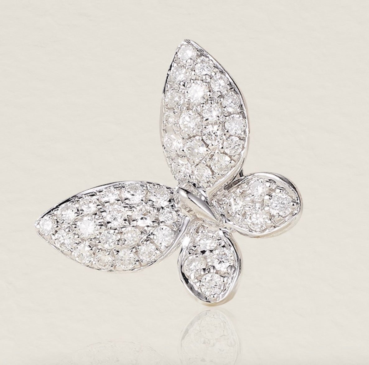 K18YG 蝶々 チャーム ジュエリーパーツ パーツ 18金 18K ペンダント ペンダントトップ ネックレスチャーム YG イエローゴールド ちょうちょ ダイヤモンド サファイア ルビー ツァボライト - Jewelry Hills Tokyo