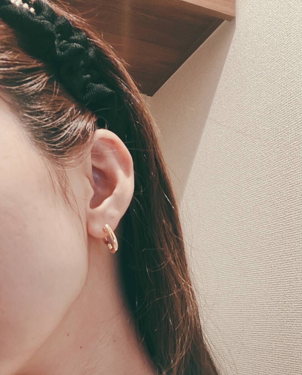 K18YG イエローゴールド 18K ピアス フープピアス リングピアス 2way イタリアンジュエリー オーバル ハート 中空 チャーム ペンダント等 3way 4way - Jewelry Hills Tokyo
