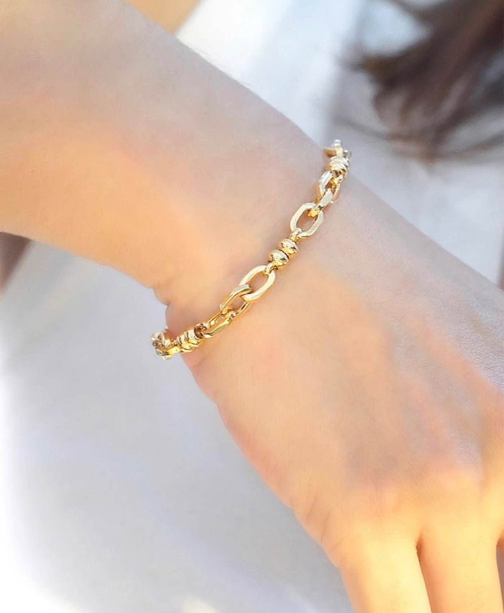 K18YG イエローゴールド オーダーメイド 18K ネックレス オーバルチェーン レオンチェーン 45cm~ ケーブルチェーン ネックレスチェーン チェーンネックレス レディース メンズ ユニセックス 太め 太い ボリューム - Jewelry Hills Tokyo