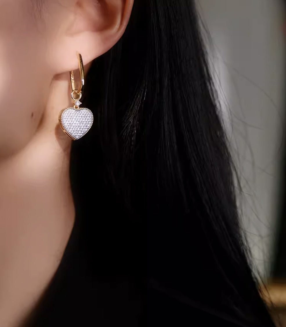 K18YG イエローゴールド 18K ピアス フープピアス リングピアス イタリアンジュエリー スクエア 長方形 四角 中空 おしゃれ - Jewelry Hills Tokyo