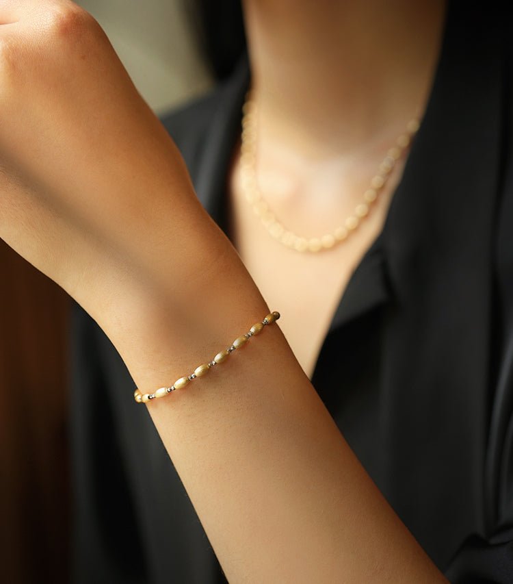 K18YG イエローゴールド 18K ネックレス フォガロチェーン チェーンネックレス ミラーボール WG ホワイトゴールド ビーズネックレス - Jewelry Hills Tokyo