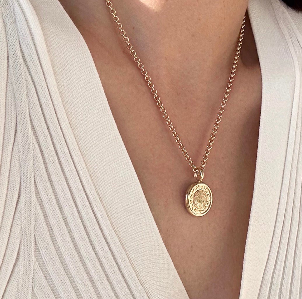 K18YG ロロチェーン 2.8mm ネックレスチェーン 50cm~ チェーンネックレス 太め 太い 18金 18K イエローゴールド メンズ レディース - Jewelry Hills Tokyo