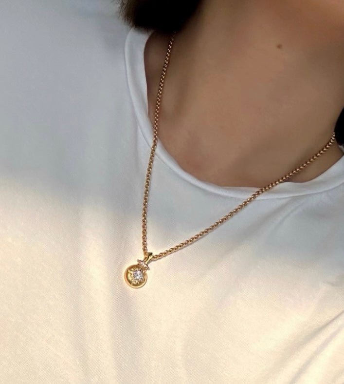 K18YG ロロチェーン 2.8mm ネックレスチェーン 50cm~ チェーンネックレス 太め 太い 18金 18K イエローゴールド メンズ レディース - Jewelry Hills Tokyo