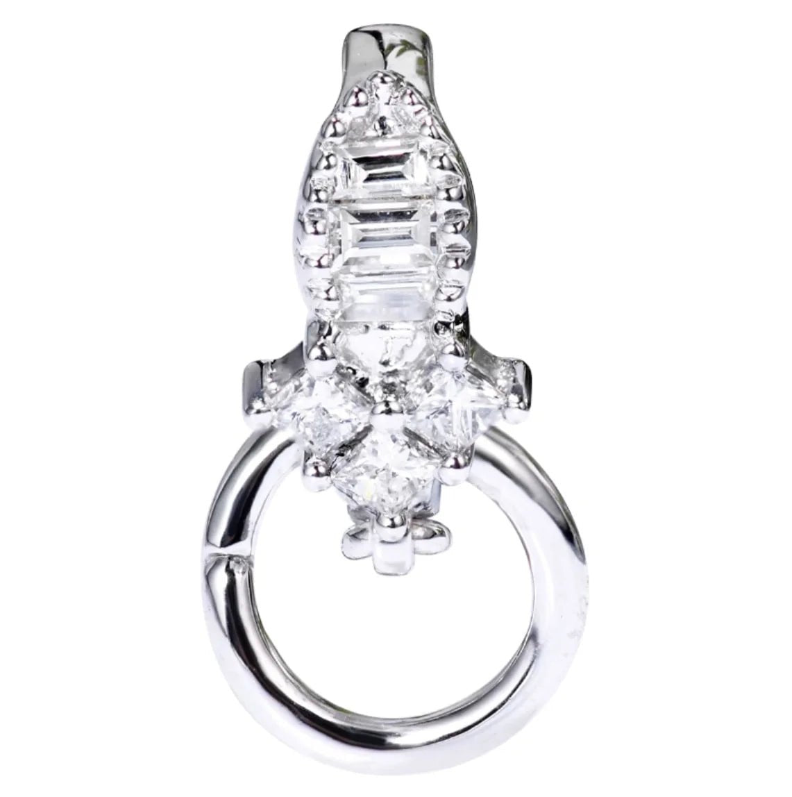 K18YG PG WG パーツ ジュエリー バチカン チャーム ダイヤ ダイヤモンド 18K 18金 マルチバチカン イエローゴールド ピンクゴールド ホワイトゴールド ロック付き 爪ロック - Jewelry Hills Tokyo