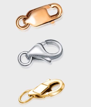 K18YG PG WG カニカン ヒキワ 引き輪 チェーンパーツ ひきわ 18K - Jewelry Hills Tokyo