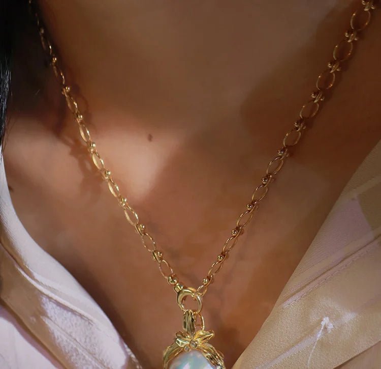 K18YG WG オーバルリンクチェーン イタリアン 18K チェーンネックレス チェーン アンティークチェーン デザインチェーン ファッションチェーン イエローゴールド ホワイトゴールド ヨーロピアン - Jewelry Hills Tokyo