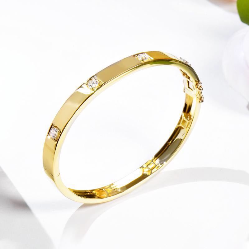 K18YG WG PG オーダーメイド ダイヤモンド バングル ハイエンド 豪華