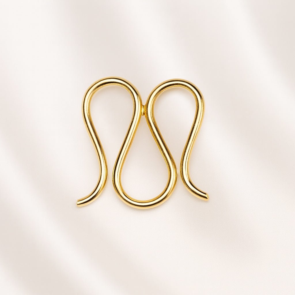 18k gold easy clasp connector M