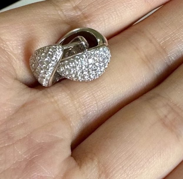 K18YG WG リングピアス【ダイヤモンド / 鏡面】ティアドロップ 雫 ぷっくり イエローゴールド YG 18K ピアス フープピアス K18WG ホワイトゴールド ダイヤ ぽってり 丸い - Jewelry Hills Tokyo
