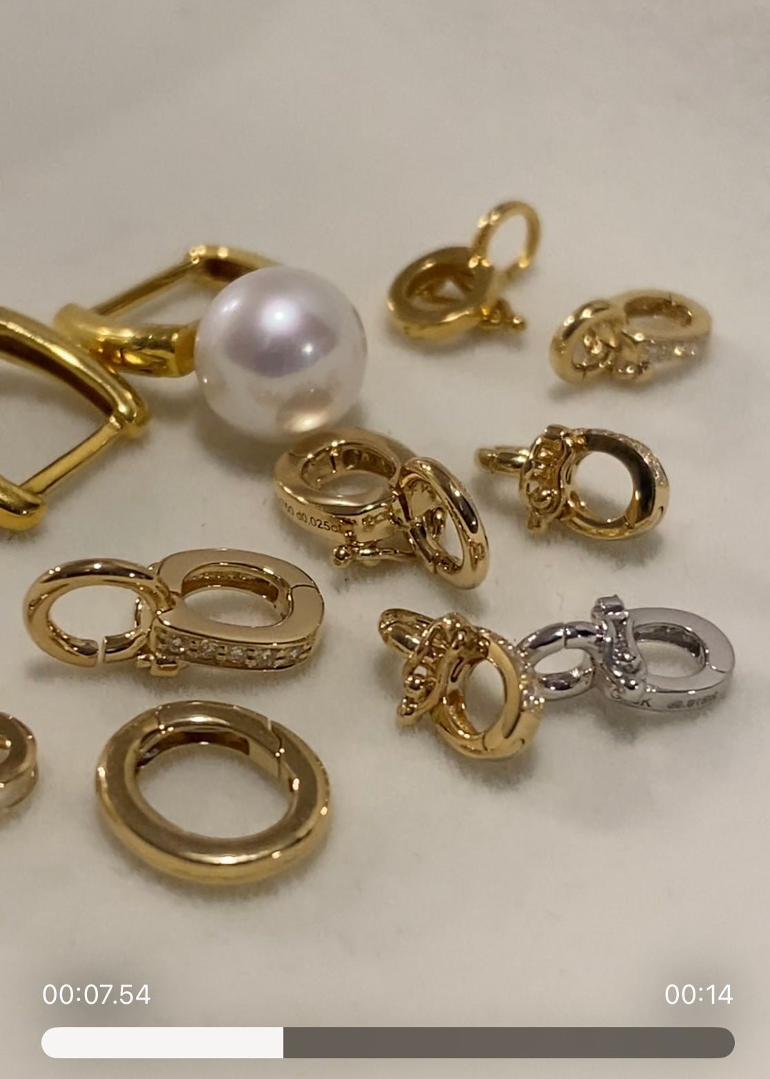 【L鏡面】K18YG WG PG バチカン パーツ チャーム留め 18K チェーンパーツ ペンダントパーツ クラスプ ロック付き 爪ロック 18金 YG マルチバチカン - Jewelry Hills Tokyo
