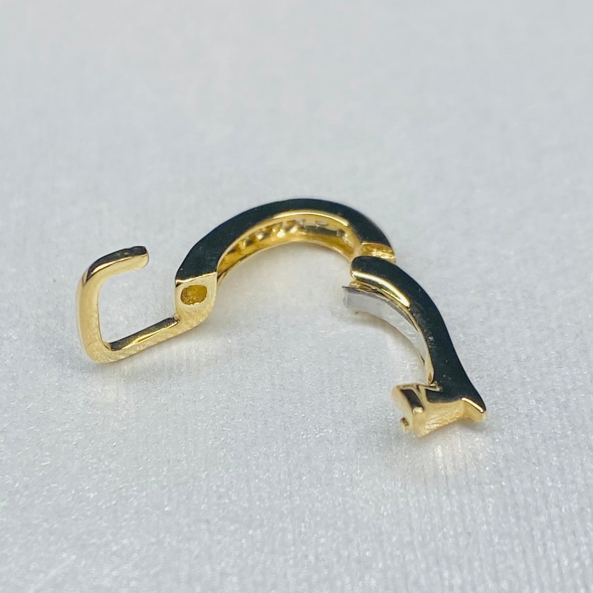 18金 YG WG バチカン ダイヤモンド チャーム ダイヤ 18K チェーンパーツ ペンダントパーツ K18 繋ぎ 開口 ワンタッチ マルチバチカン イエローゴールド ホワイトゴールド AU750 - Jewelry Hills Tokyo