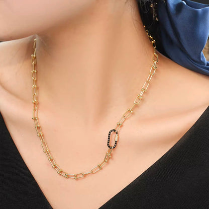 K18YG チャーム 繋ぎ ブラックエナメル スクエア ハート オーバル ダイヤモンド スクリュー ロック付き ロック式 ペンダント ねじ式 クラスプ コネクター YG イエローゴールド