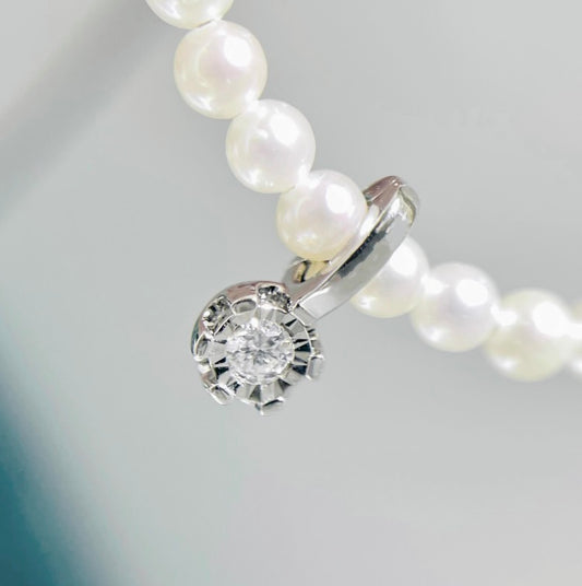 K18YG WG ダイヤモンド チャーム ダイヤ 18K バチカン ネックレスパーツ K18 YG イエローゴールド ホワイトゴールド ペンダント