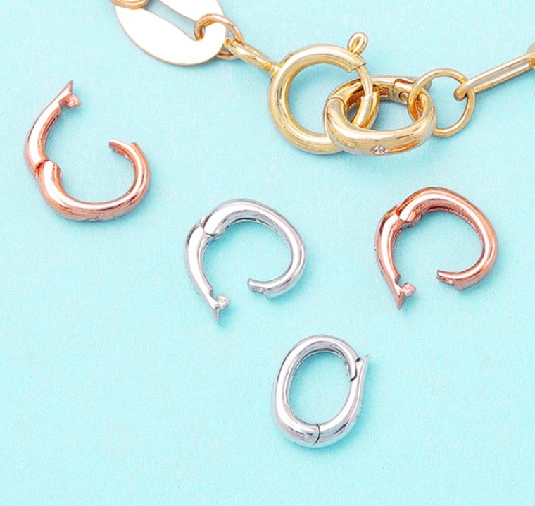 K18YG WG PG バチカン 一粒ダイヤ クリッカー 繋ぎ ネックレスパーツ チャームホルダー 18金 18金 YG クラスプ イエローゴールド