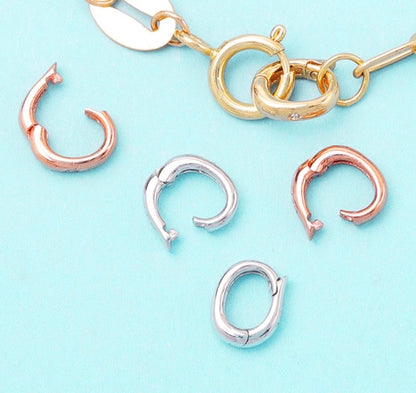 K18YG WG PG バチカン 一粒ダイヤ クリッカー 繋ぎ ネックレスパーツ チャームホルダー 18金 18金 YG クラスプ イエローゴールド