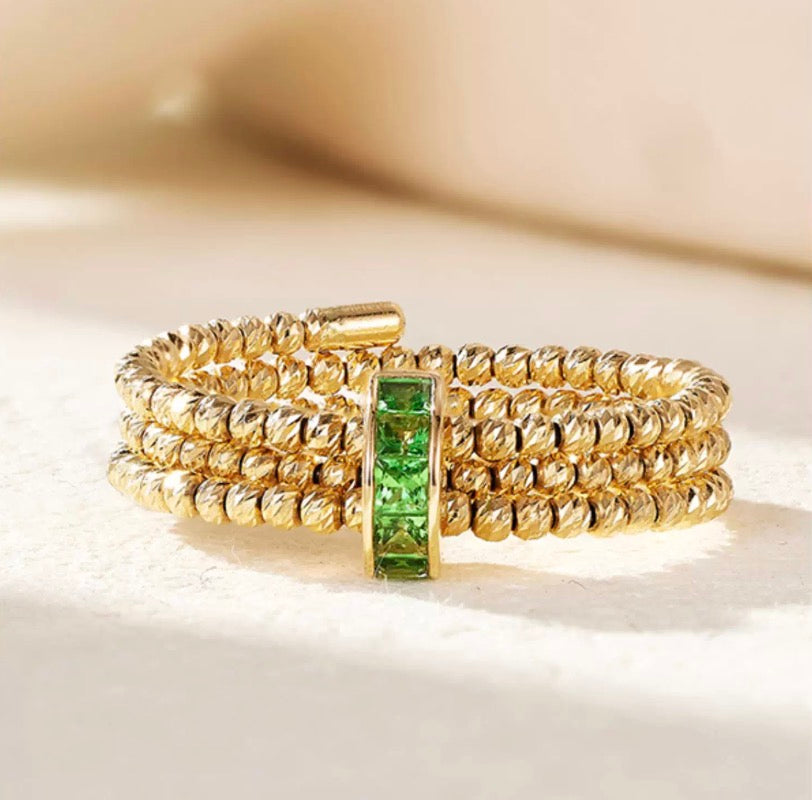 K18YG ツァボライト ルビー サファイア バチカン イエローゴールド 18金 18K グリーン 緑 チェーンパーツ ペンダントホルダー YG K18 パーツ