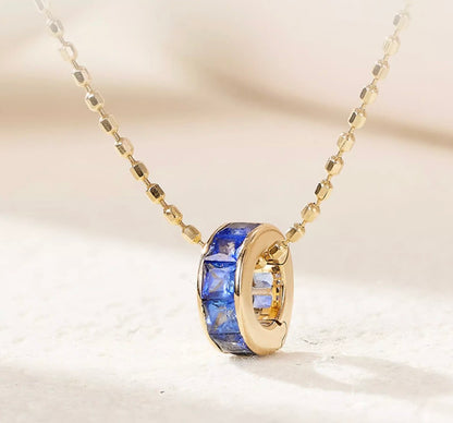 K18YG ツァボライト ルビー サファイア バチカン イエローゴールド 18金 18K グリーン 緑 チェーンパーツ ペンダントホルダー YG K18 パーツ