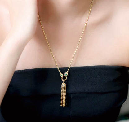 K18YG WG エメラルド ダイヤモンド ネックレス アジャスターチェーン バチカン ダイヤ 18K YG イエローゴールド K18WG ライスチェーン ビーンチェーン