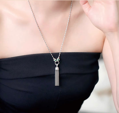 K18YG WG エメラルド ダイヤモンド ネックレス アジャスターチェーン バチカン ダイヤ 18K YG イエローゴールド K18WG ライスチェーン ビーンチェーン