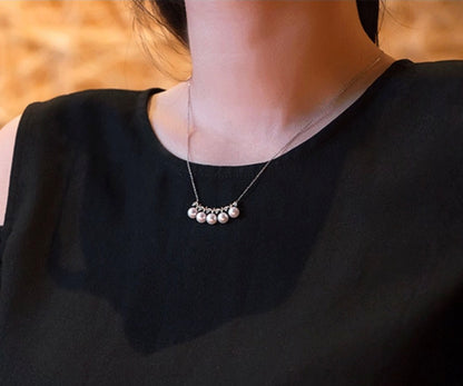 K18WG あこや真珠 ホワイトゴールド 18K 18金 ダイヤモンド ダイヤ WG K18金 ネックレス スマイルネックレス ペンダント アコヤ真珠 akoya