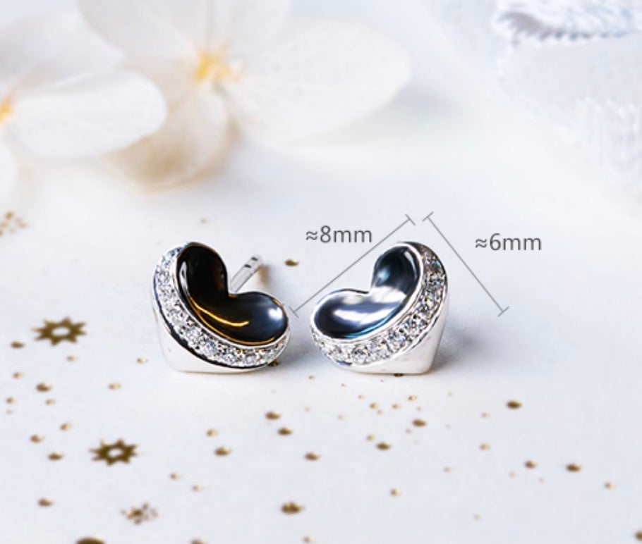 K18WG ハートピアス ダイヤモンド 18K 18金 ダイヤ WG K18 ピアス ハート ハート型 ホワイトゴールド