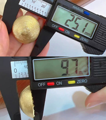 K18YG ピアス スタッドピアス 大ぶり 円形 ラウンド 丸 18K 18金 YG K18 イエローゴールド 中空ピアス 中空 つや消し 艶消し 模様