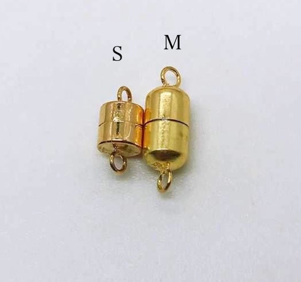 K18YG WG PG マグネット式 コネクティングパーツ 磁石 繋ぎ 18K YG K18 チェーンパーツ 留め具 留め金具 イエローゴールド ピンクゴールド ホワイトゴールド