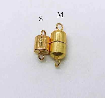 K18YG WG PG マグネット式 コネクティングパーツ 磁石 繋ぎ 18K YG K18 チェーンパーツ 留め具 留め金具 イエローゴールド ピンクゴールド ホワイトゴールド