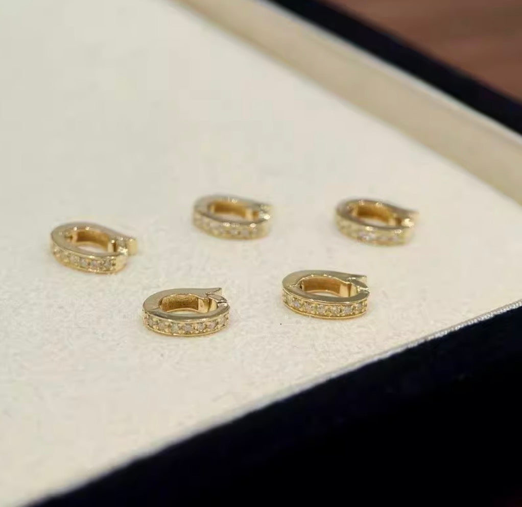 K18YG WG バチカン ダイヤモンド ダイヤ 18K YG K18 チェーンパーツ イエローゴールド ホワイトゴールド ペンダントホルダー クリッカー