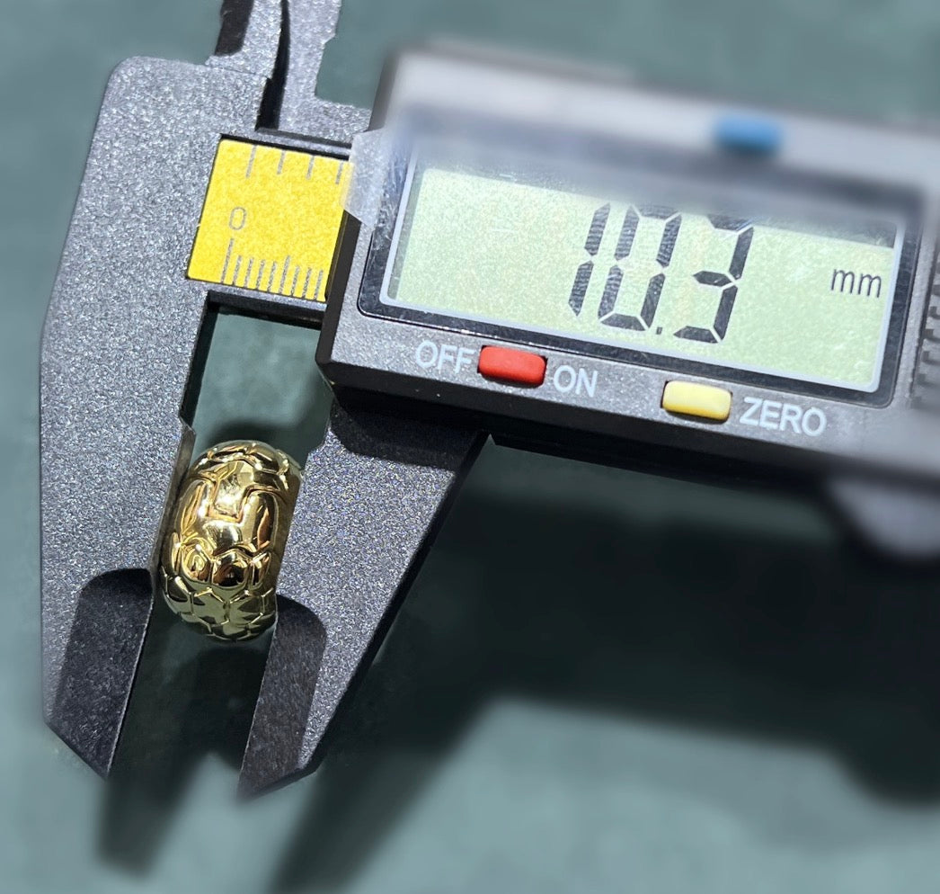 18k gold jewelry teardrop hollow earrings