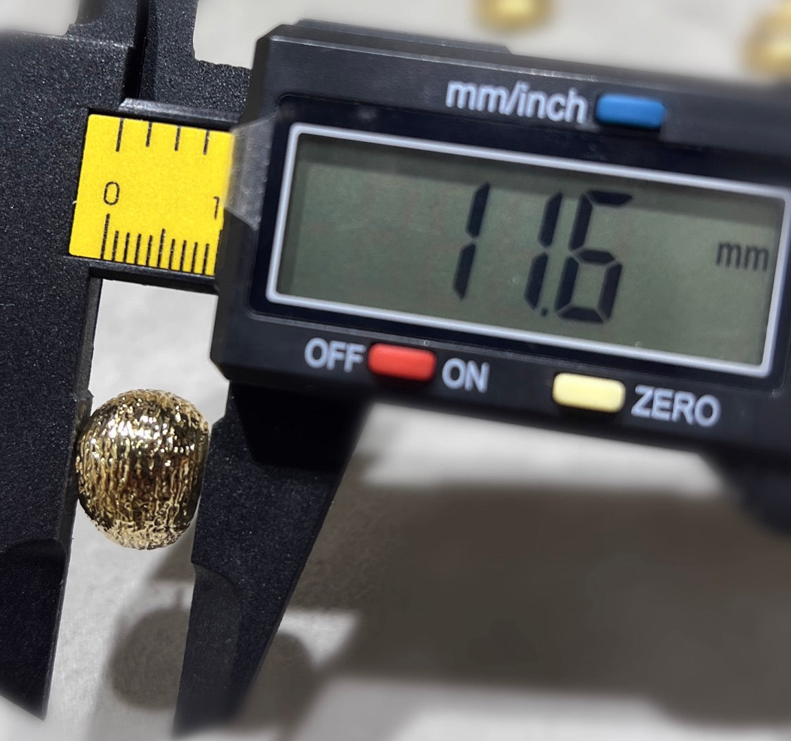 18k gold jewelry beans earrings hollow