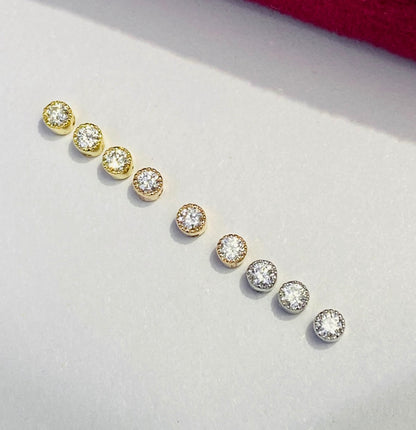 18k gold jewelry diamond charm