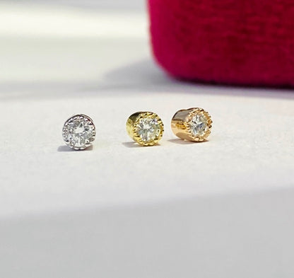 18k gold jewelry diamond charm