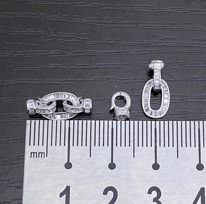 18k gold jewelry parts zircon