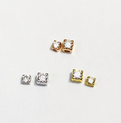 18k gold jewelry parts diamond