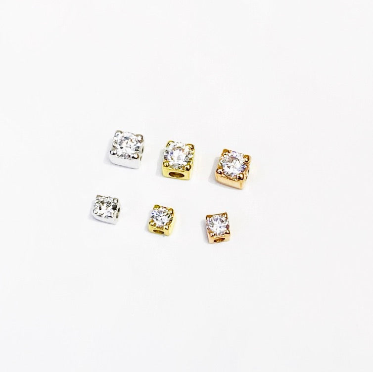 18k gold jewelry parts diamond