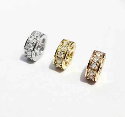 18k gold jewelry findings diamond