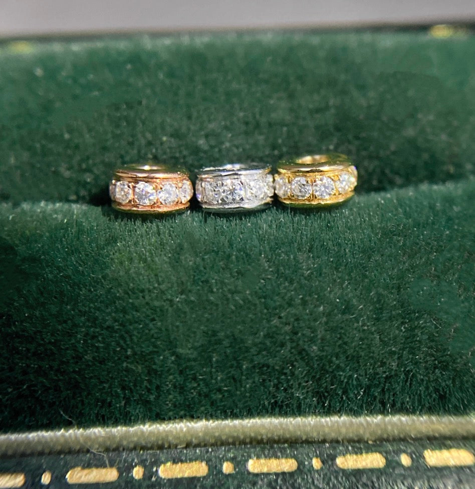 18k gold jewelry findings diamond