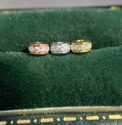 18k gold jewelry findings diamond