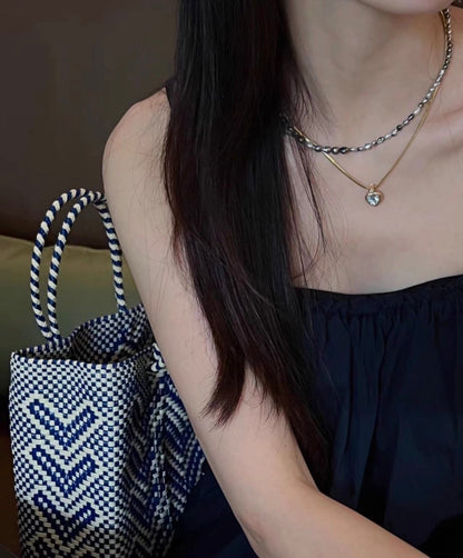 18k yellow gold jewelry diamond heart aquamarine pendant